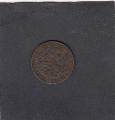 Beschrijving: 2 1/2 Cent WILLEM III